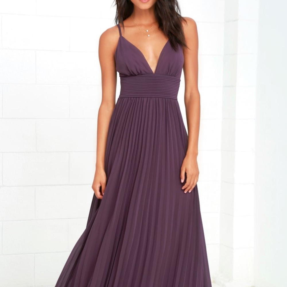 Lulus maxi GREY DRESS
